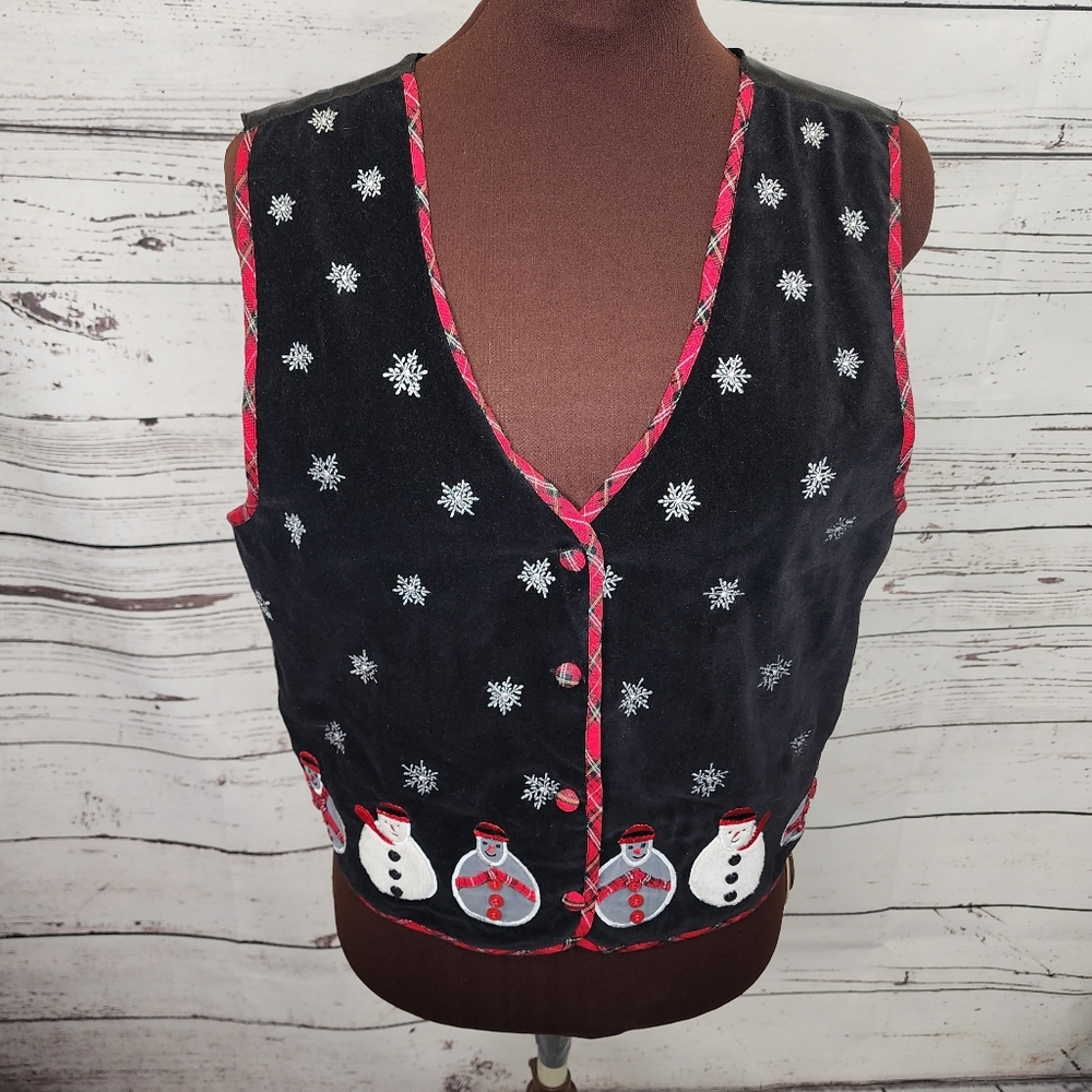 Tantrums Snowman Holiday Christmas‎ Vest